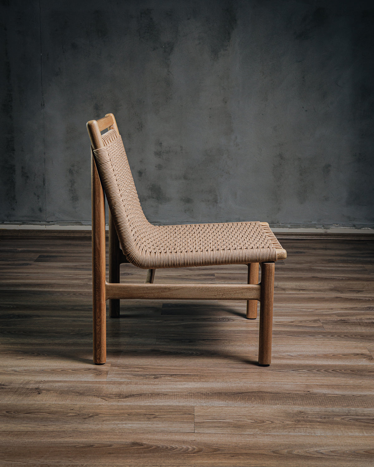 Sillón Bekan Gamma en Roble Tejido Piola Beige