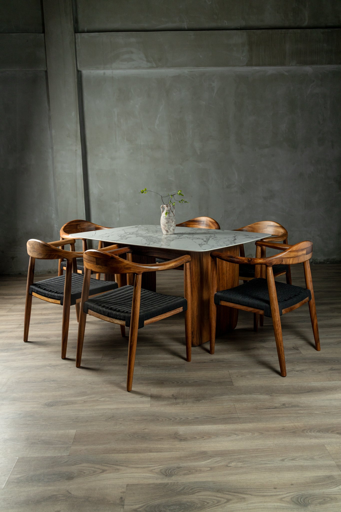 Mesa Comedor Nardo Parota y Cuarcita