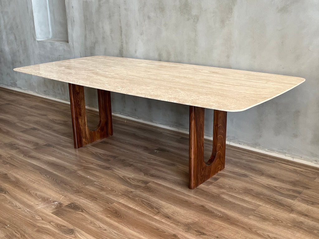 Comedor Briati Parota y Mármol