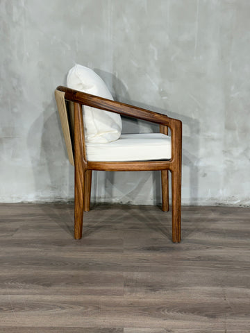 Silla Barletta en Parota Tejida Exterior