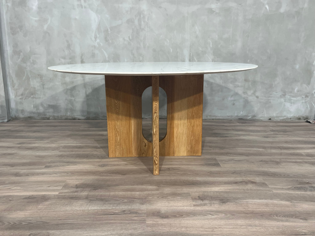Mesa Comedor Piamonte Cuarzo/Roble