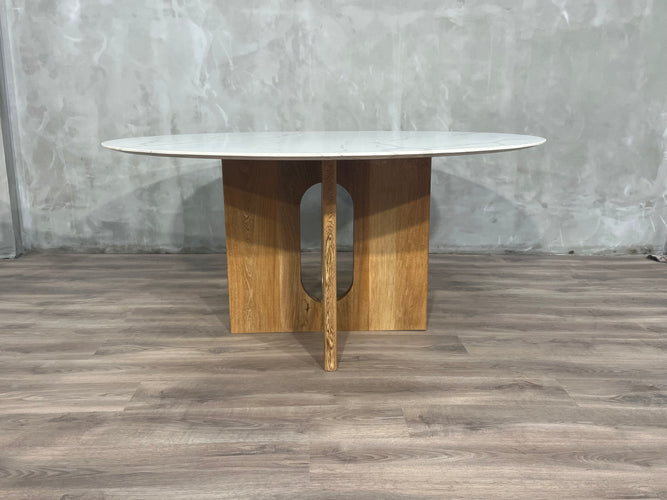 Mesa Comedor Piamonte Cuarzo/Roble