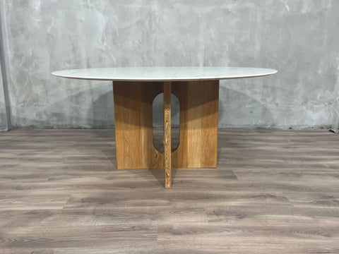 Mesa Comedor Piamonte Cuarzo/Roble