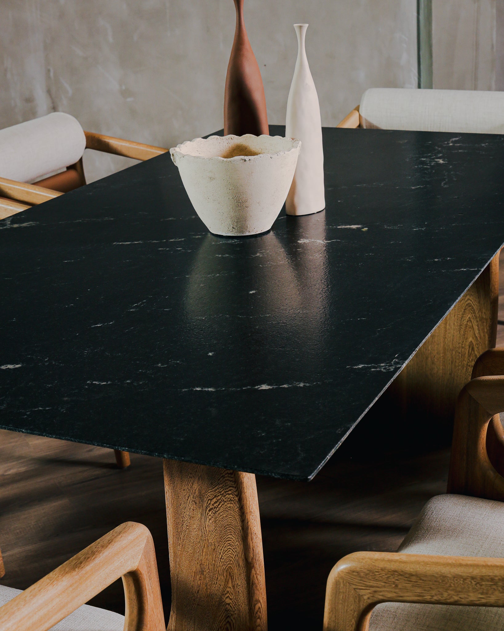 Mesa Comedor Aurelia Roble y Granito