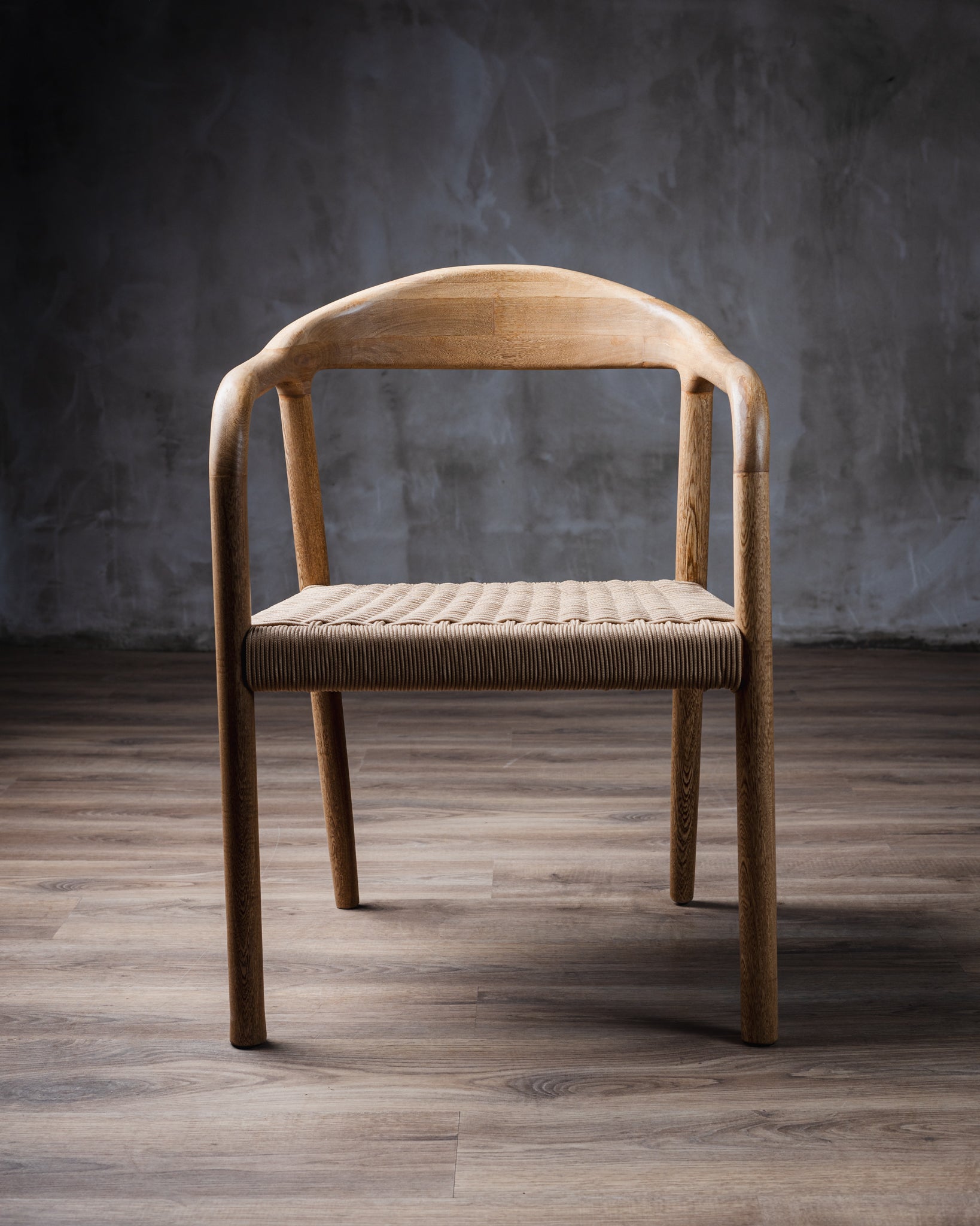 Silla Sicilia Tejido Beige Roble