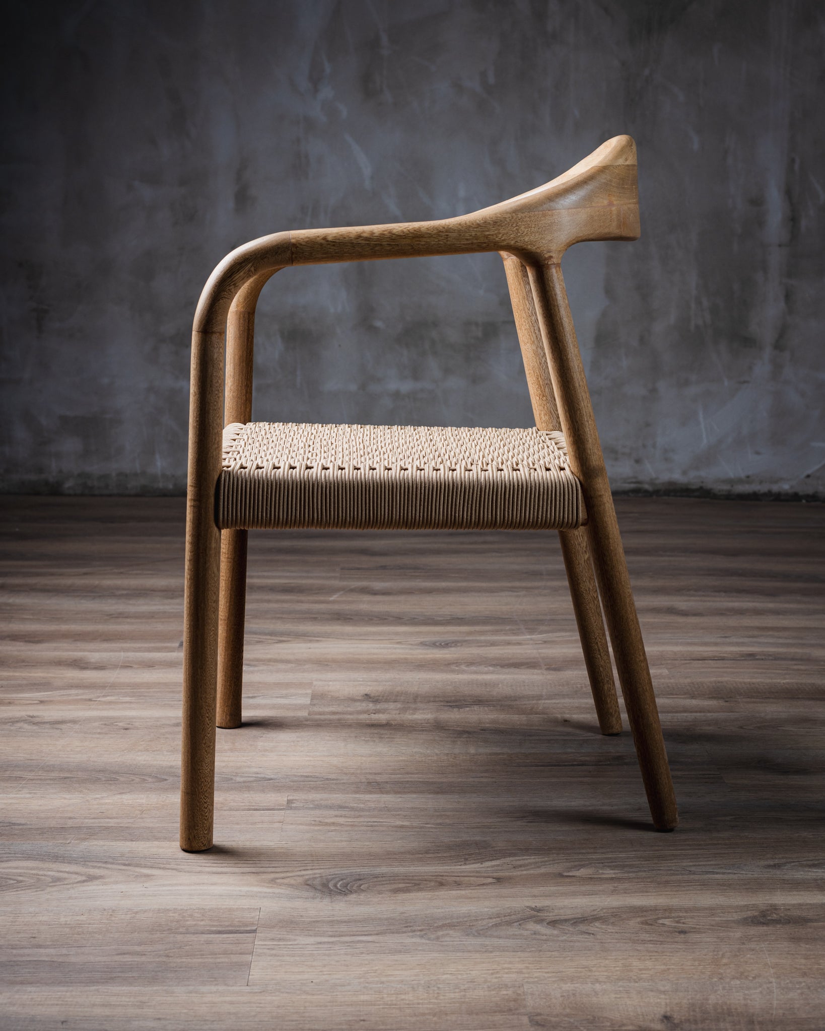 Silla Sicilia Tejido Beige Roble