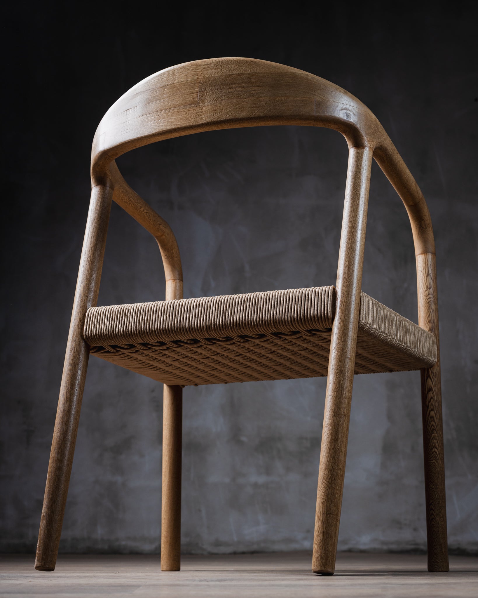 Silla Sicilia Tejido Beige Roble