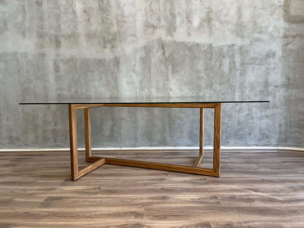 Mesa de comedor Romanza en Cristal