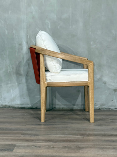 Silla Barletta en Roble Tejida Exterior