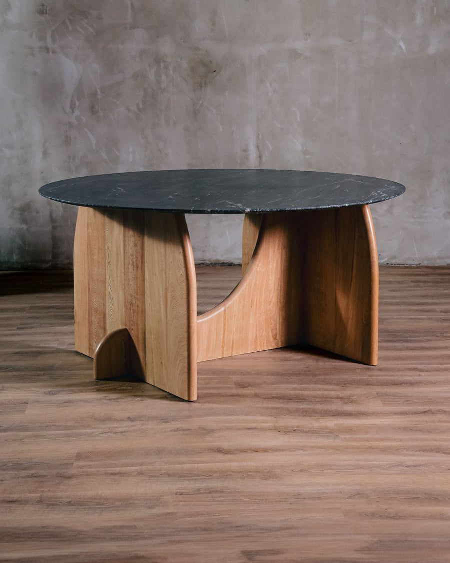 Mesa Comedor Amorino Roble y Granito