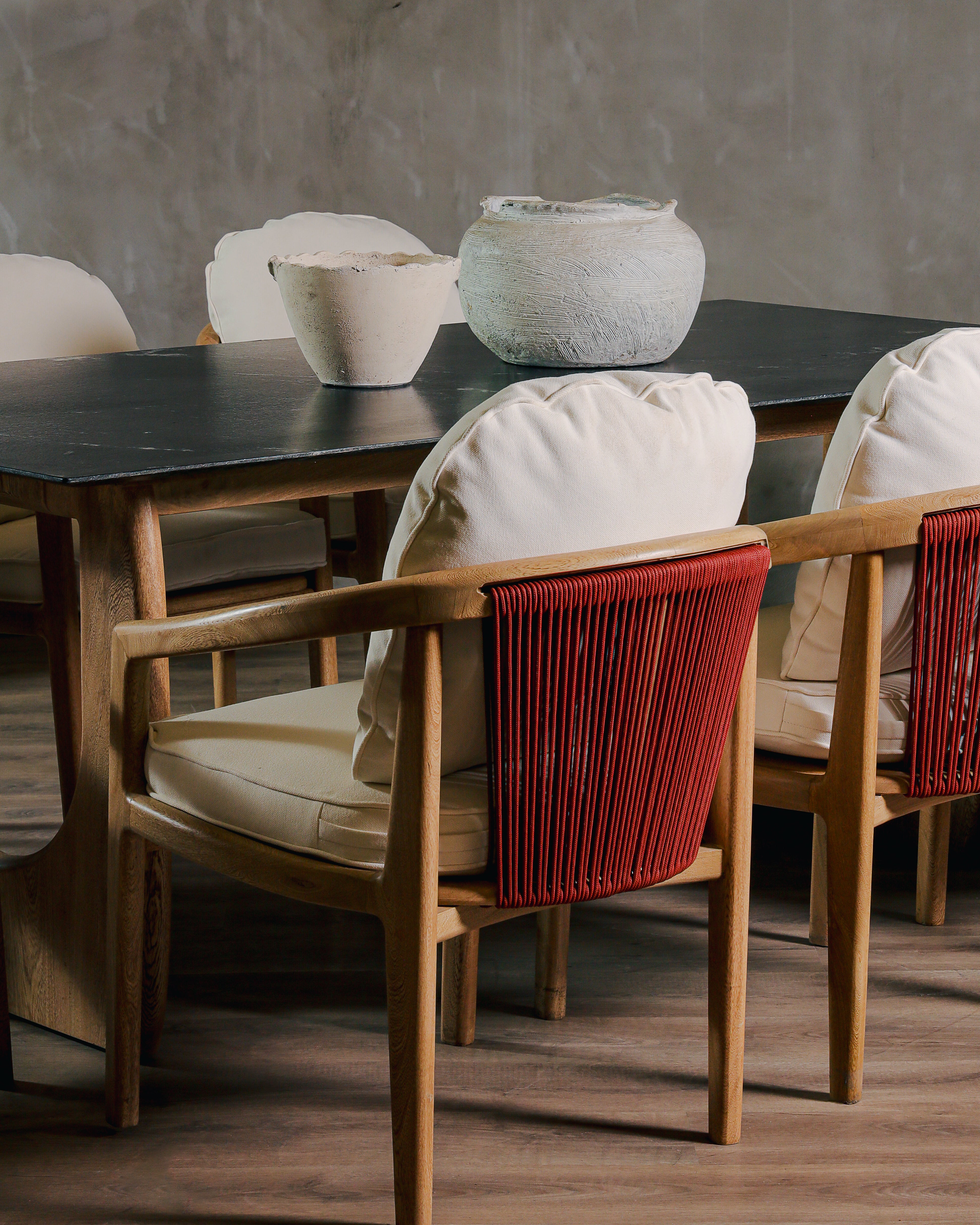 Mesa Comedor Aurelia Roble y Granito