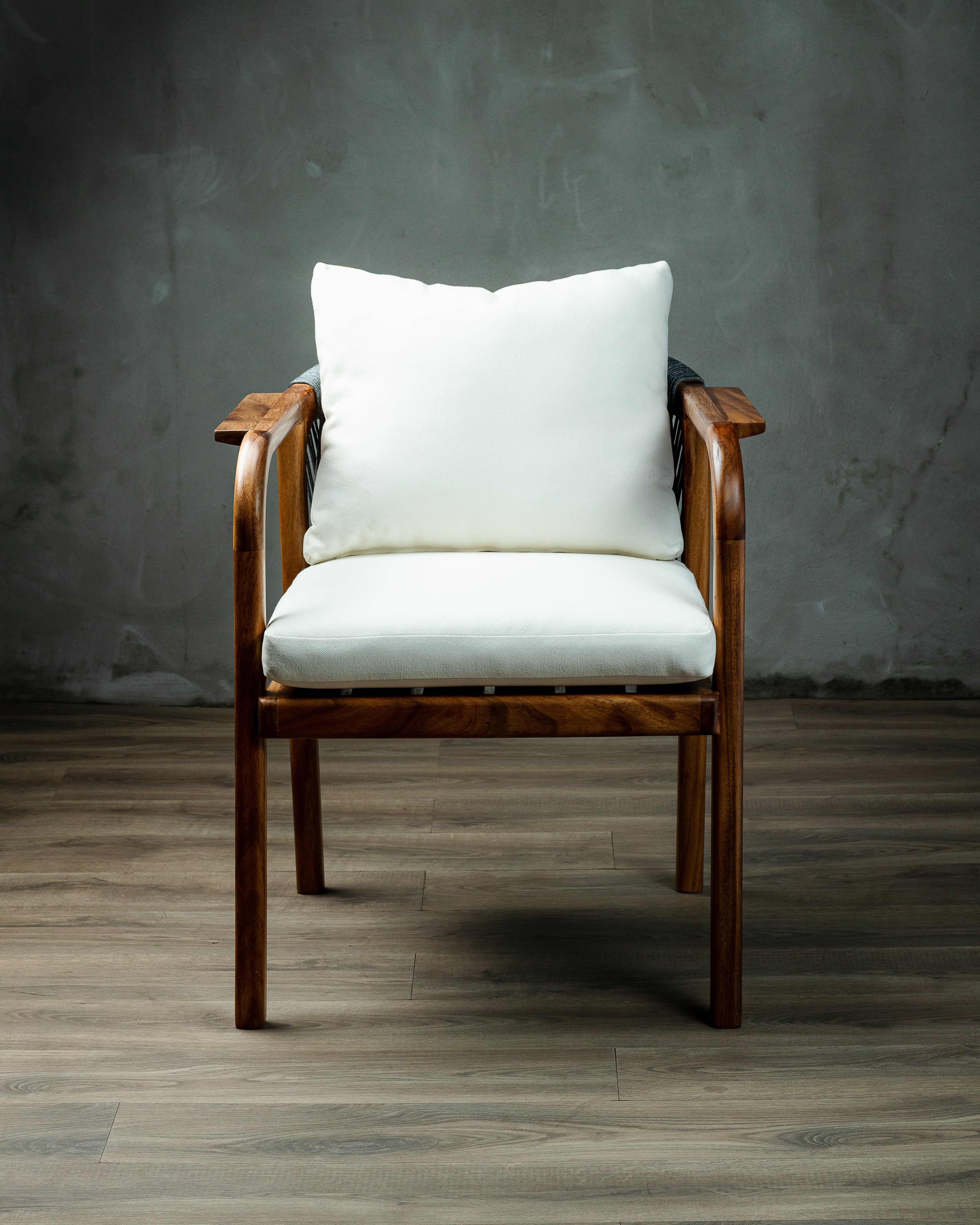 Silla Amalia Tejido Gris