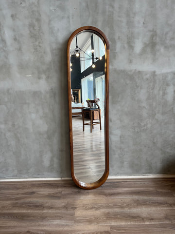 Espejo Oval parota 2”