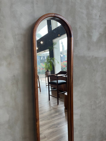 Espejo Oval parota 2”