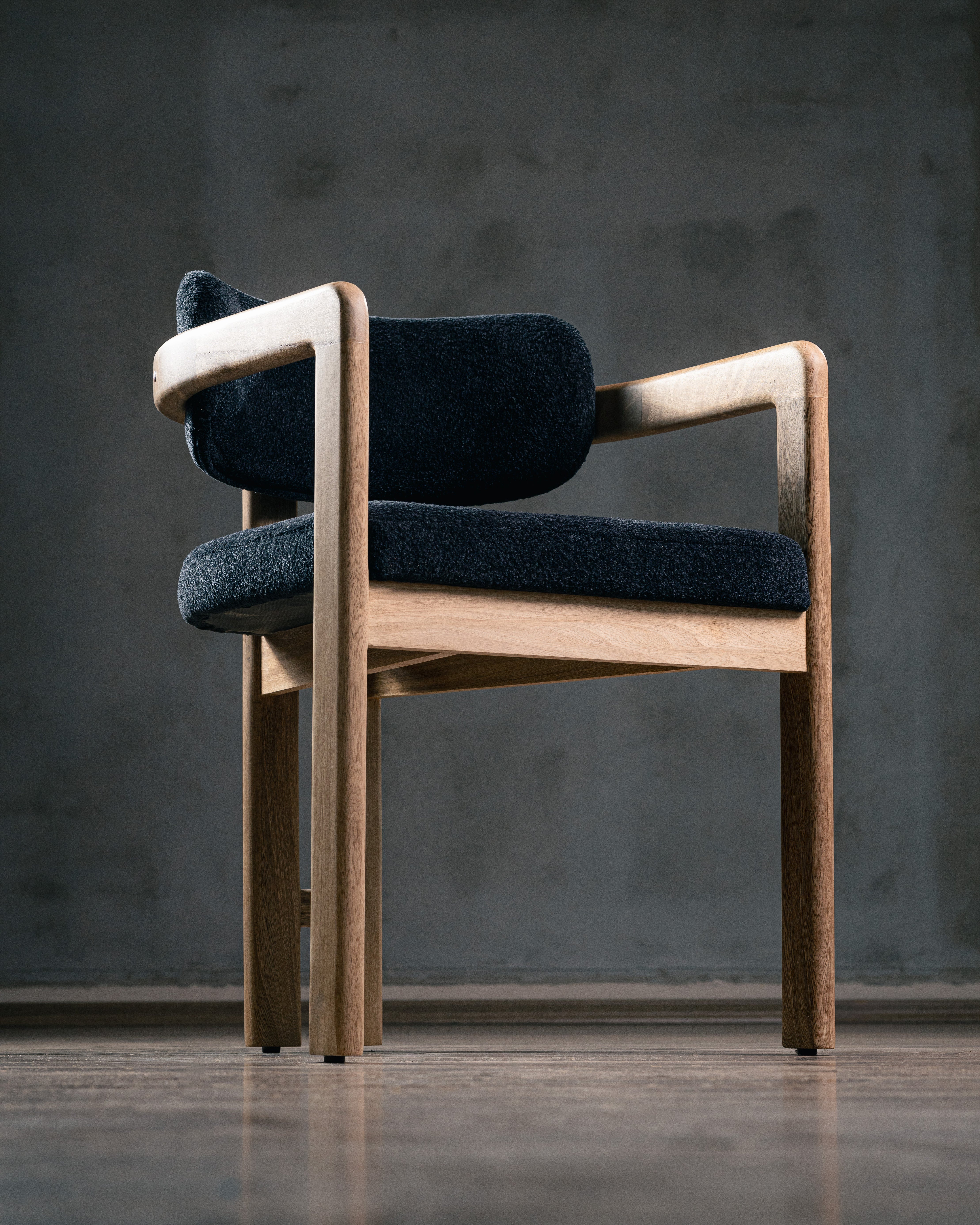 Silla Balestra Negro Roble