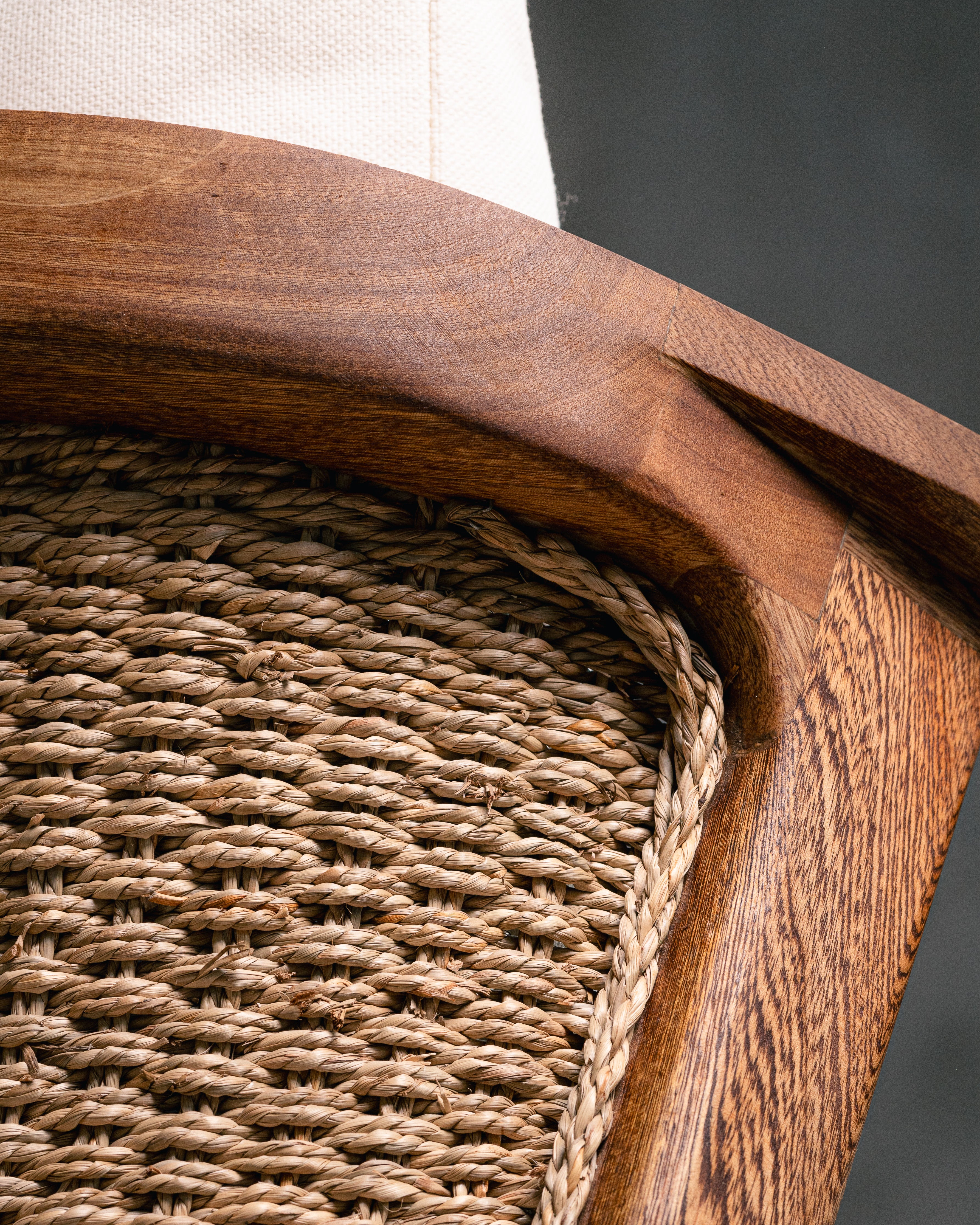 Silla Caserta Parota Tejido Beige