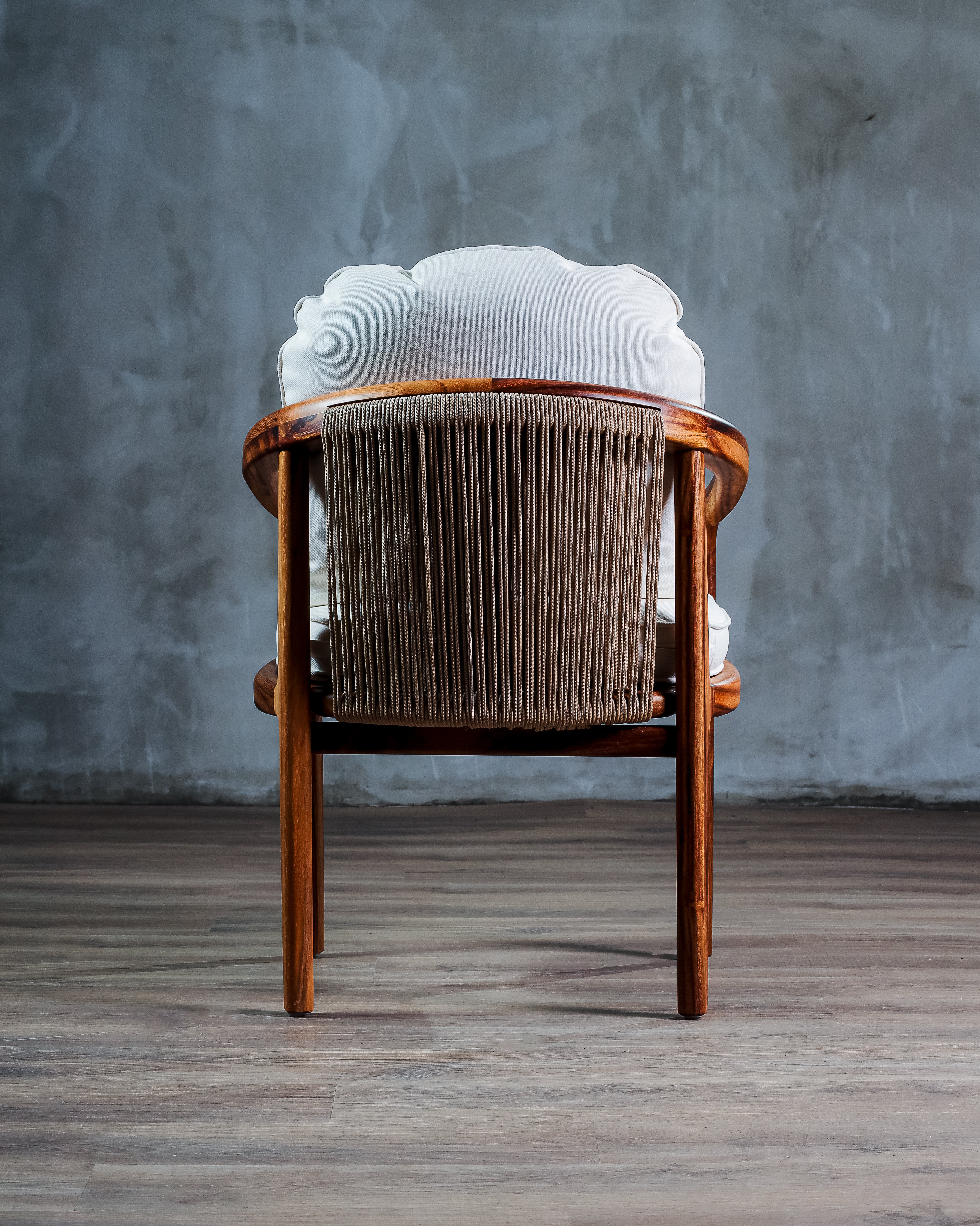 Silla Barletta Parota Tejido Beige