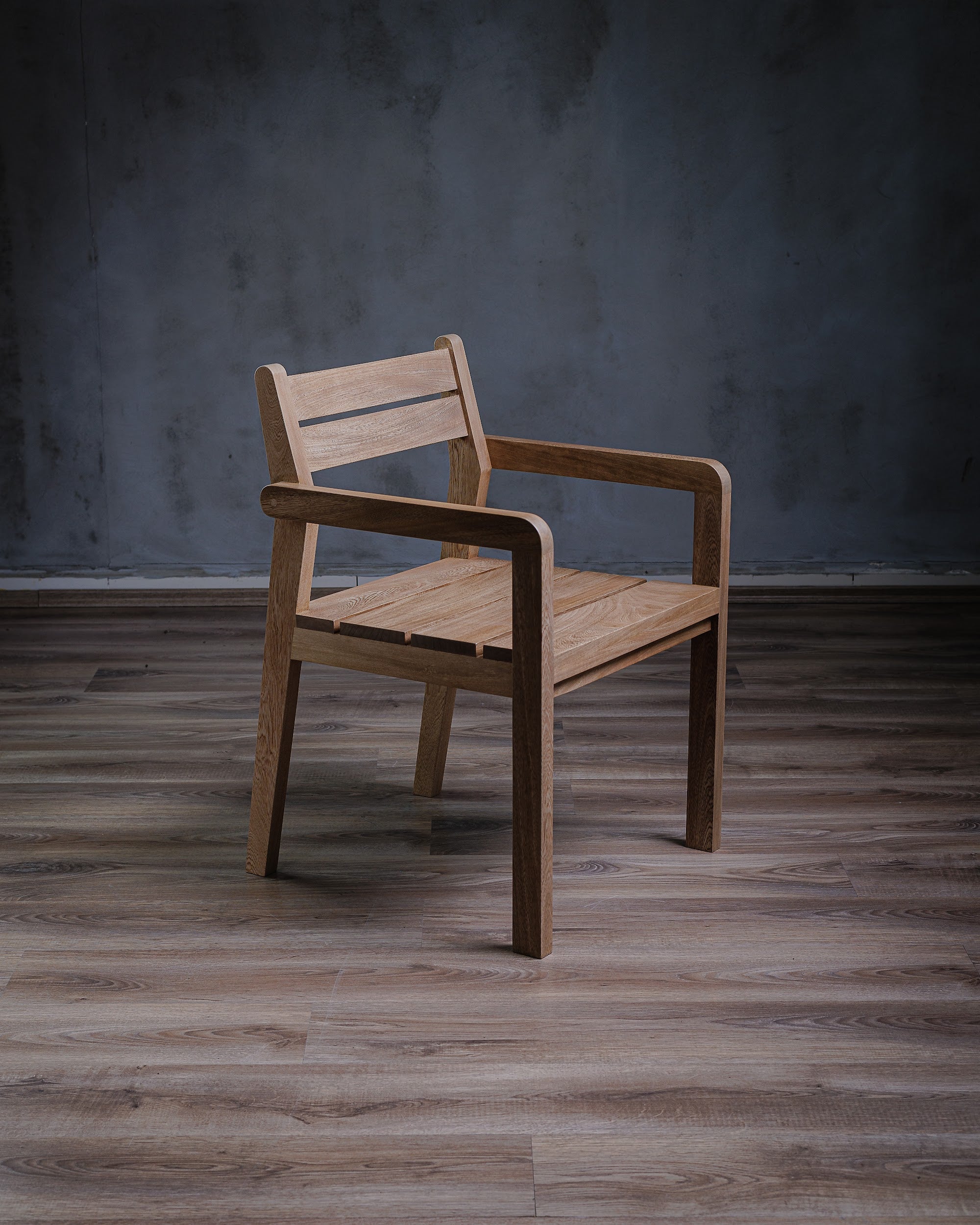 Silla Treviso en Roble - detalle