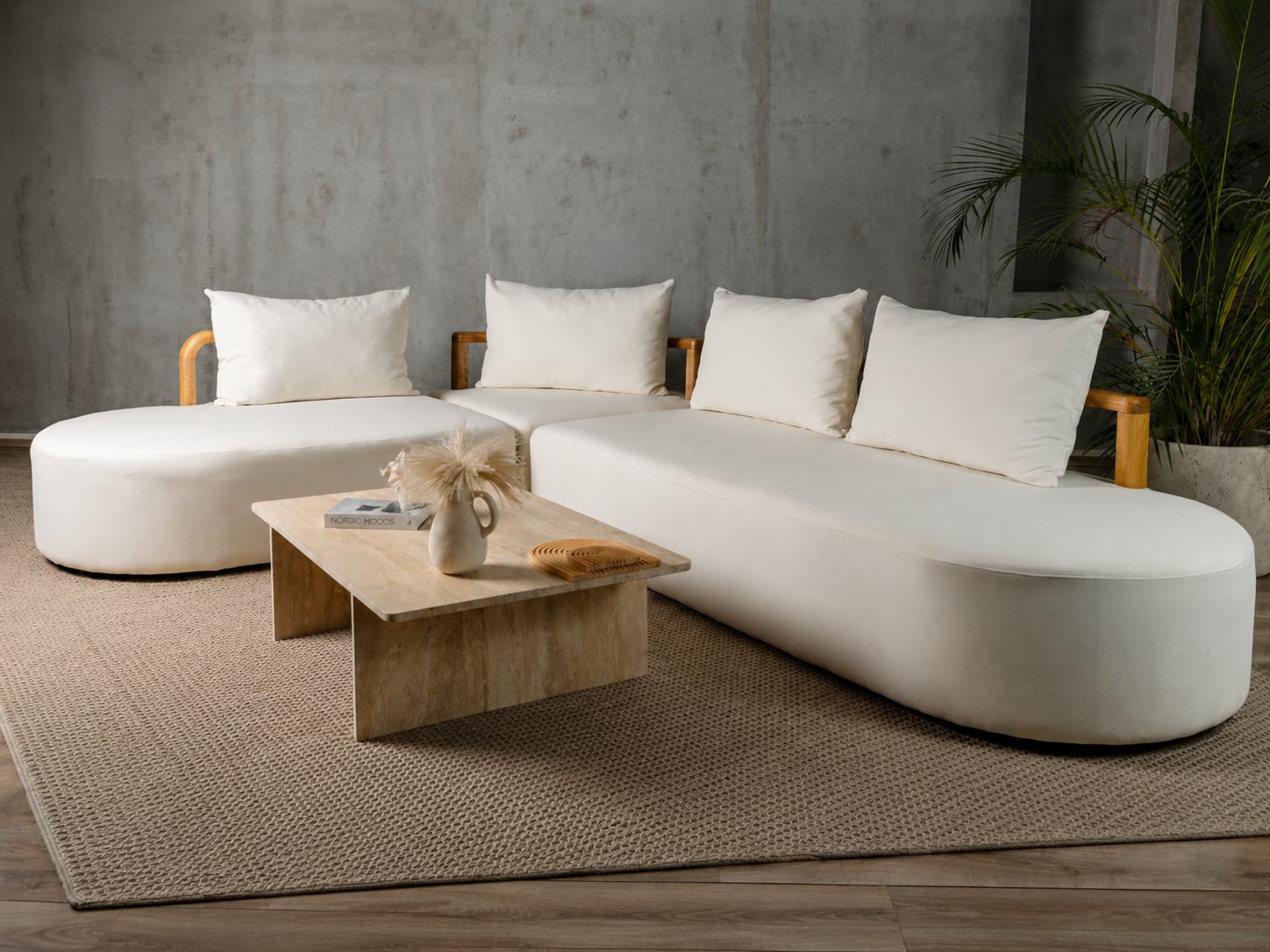 Sala Modular Ponti en Roble Exterior