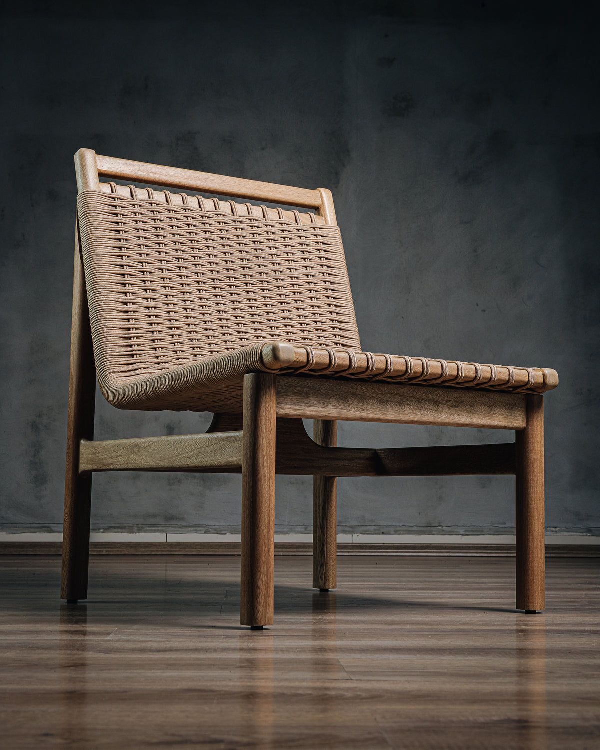 Sillón Bekan Gamma en Roble Tejido Piola Beige