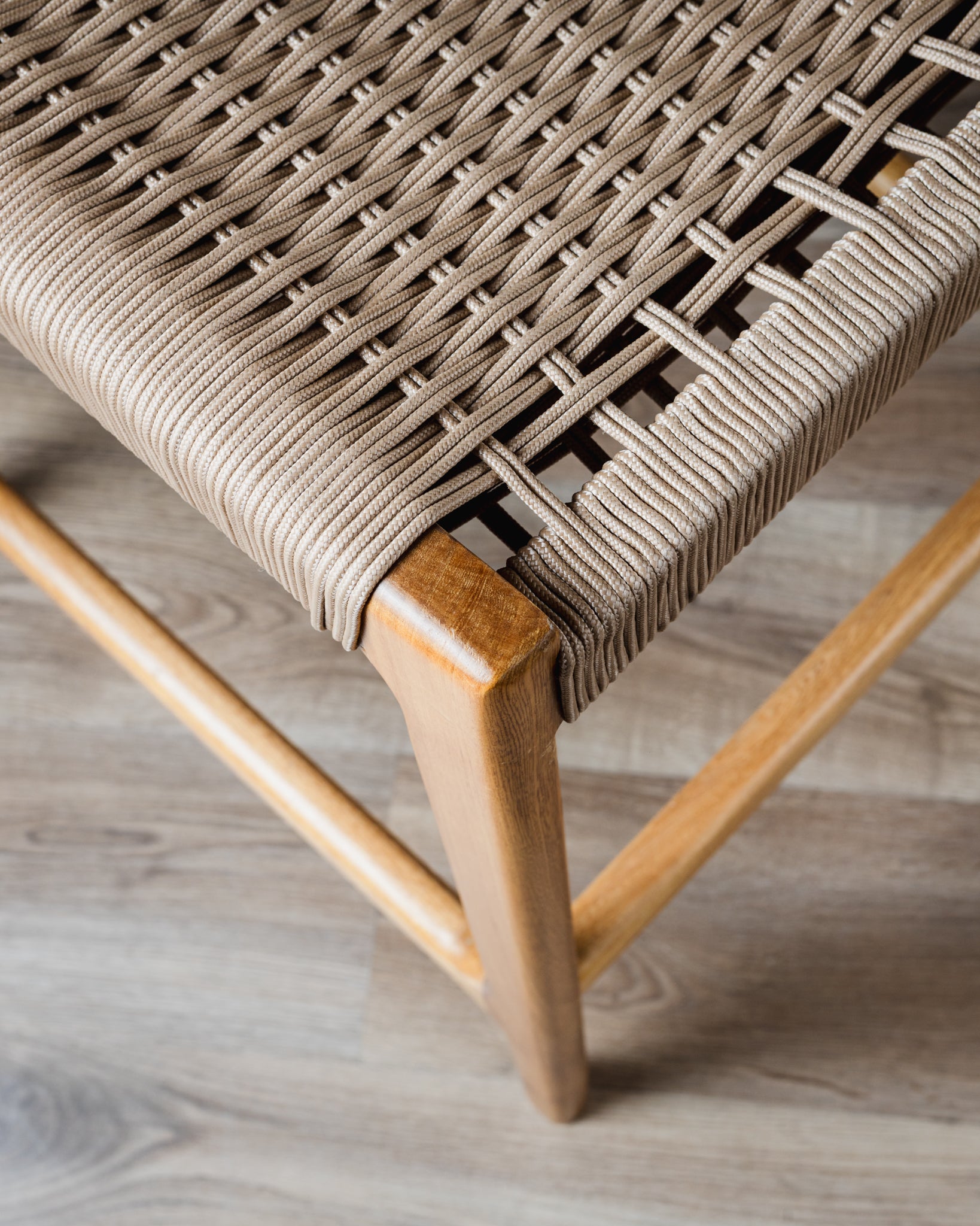 Banco Novello Roble Tejido