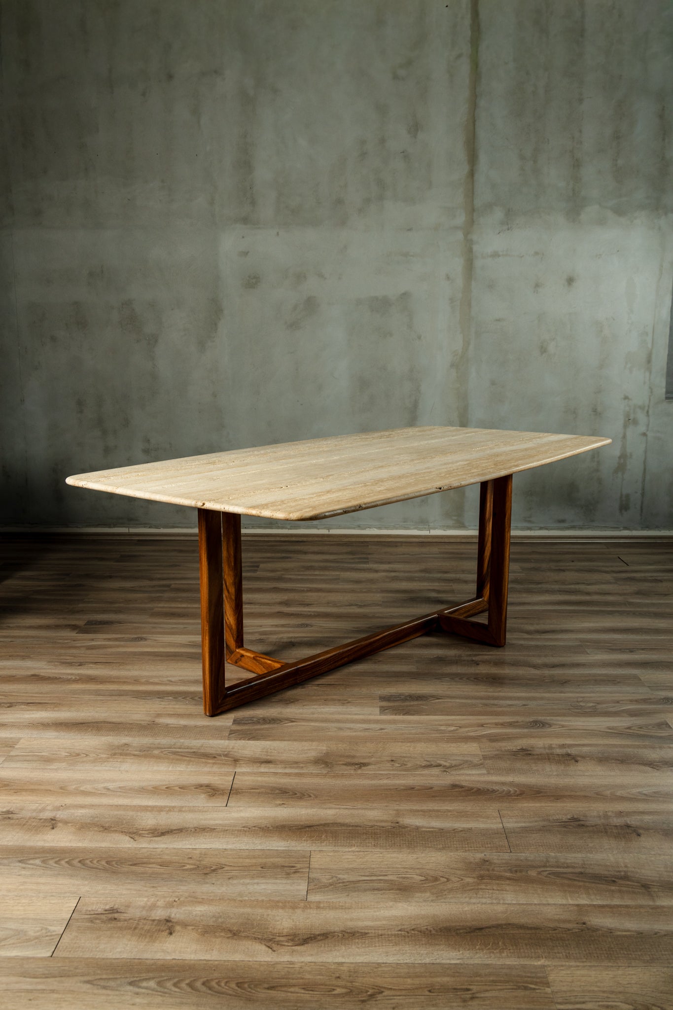 Mesa Comedor Amperes Parota y Mármol