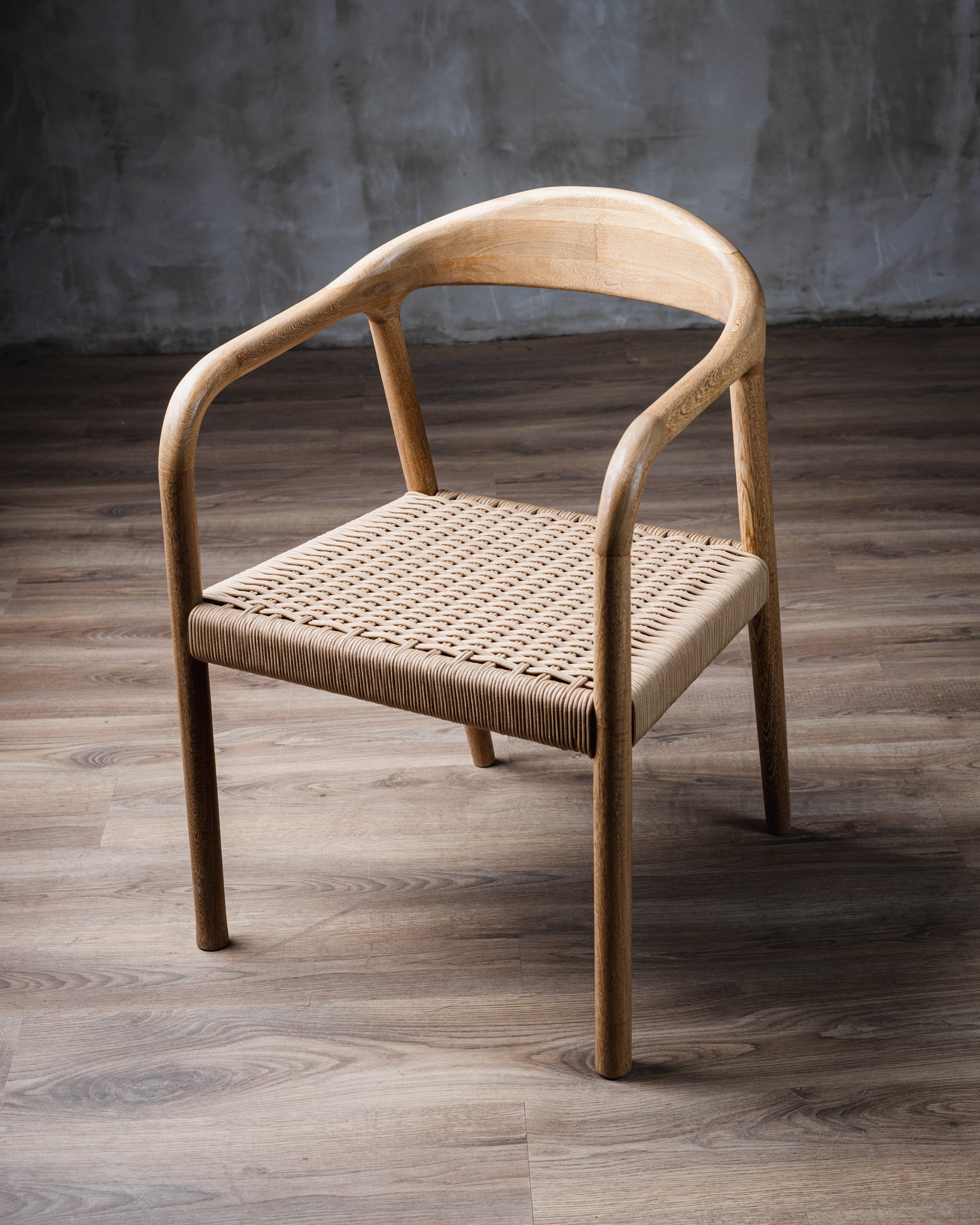 Silla Sicilia Tejido Beige Roble