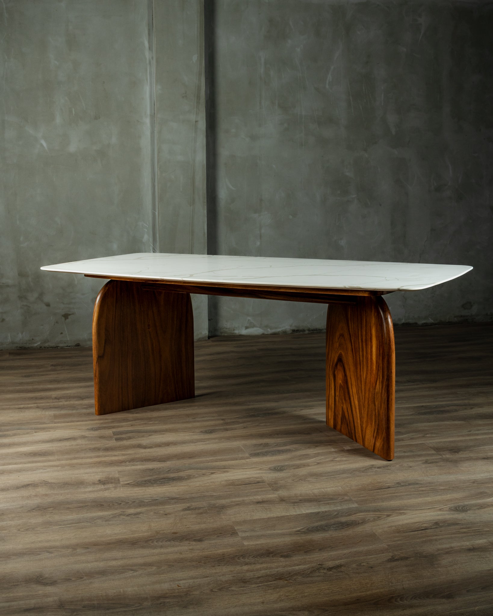 Mesa Comedor Amate Parota y Cuarzo