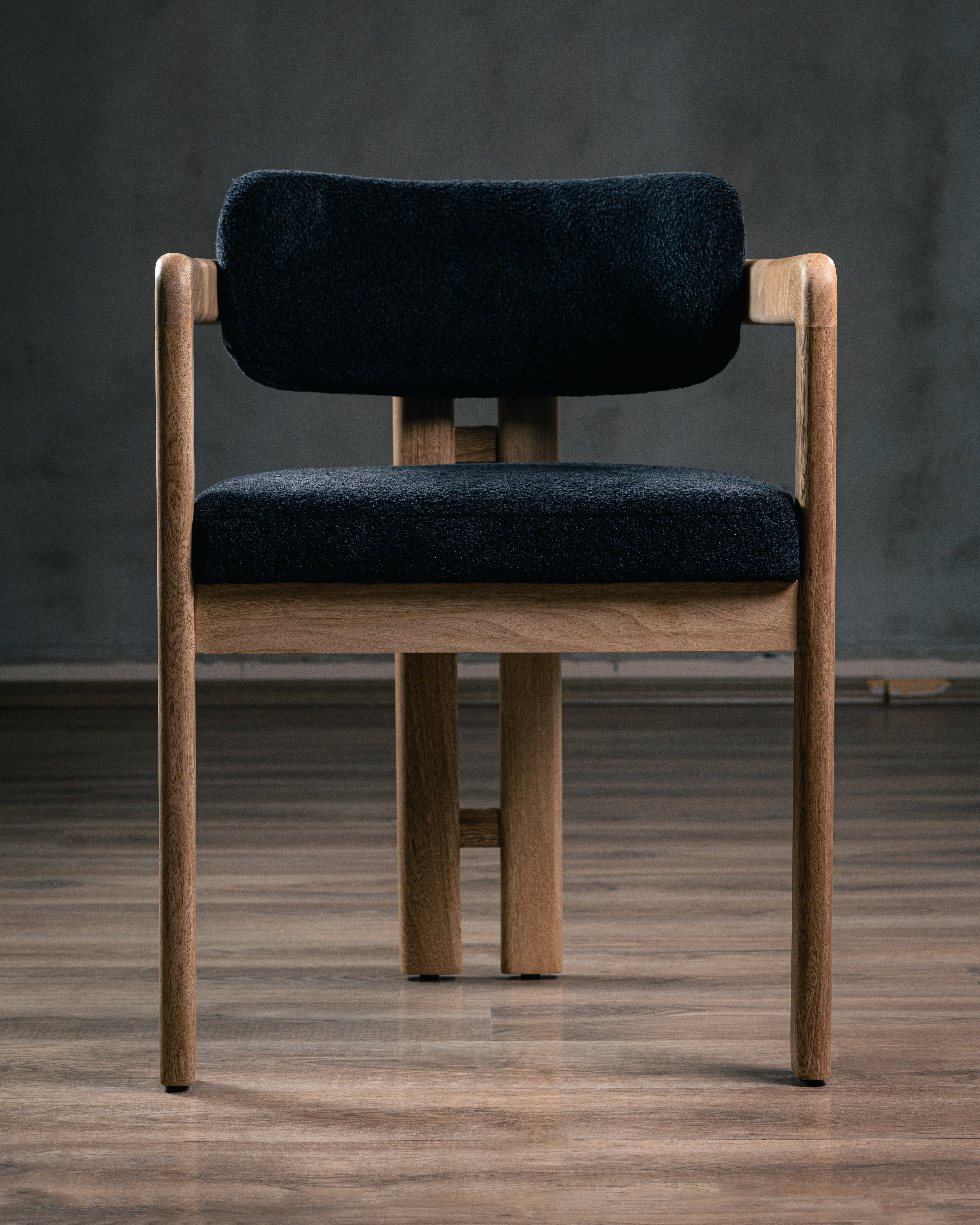 Silla Balestra Negro Roble