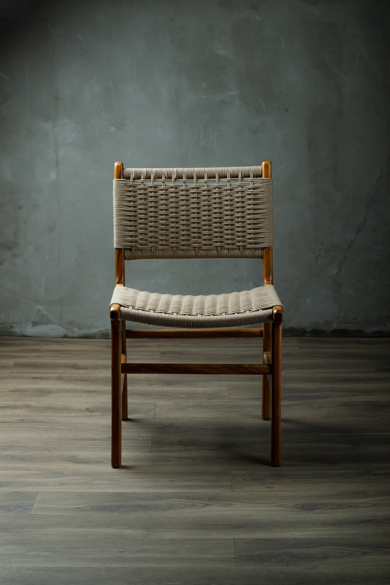 Silla Saka Parota Tejido Beige