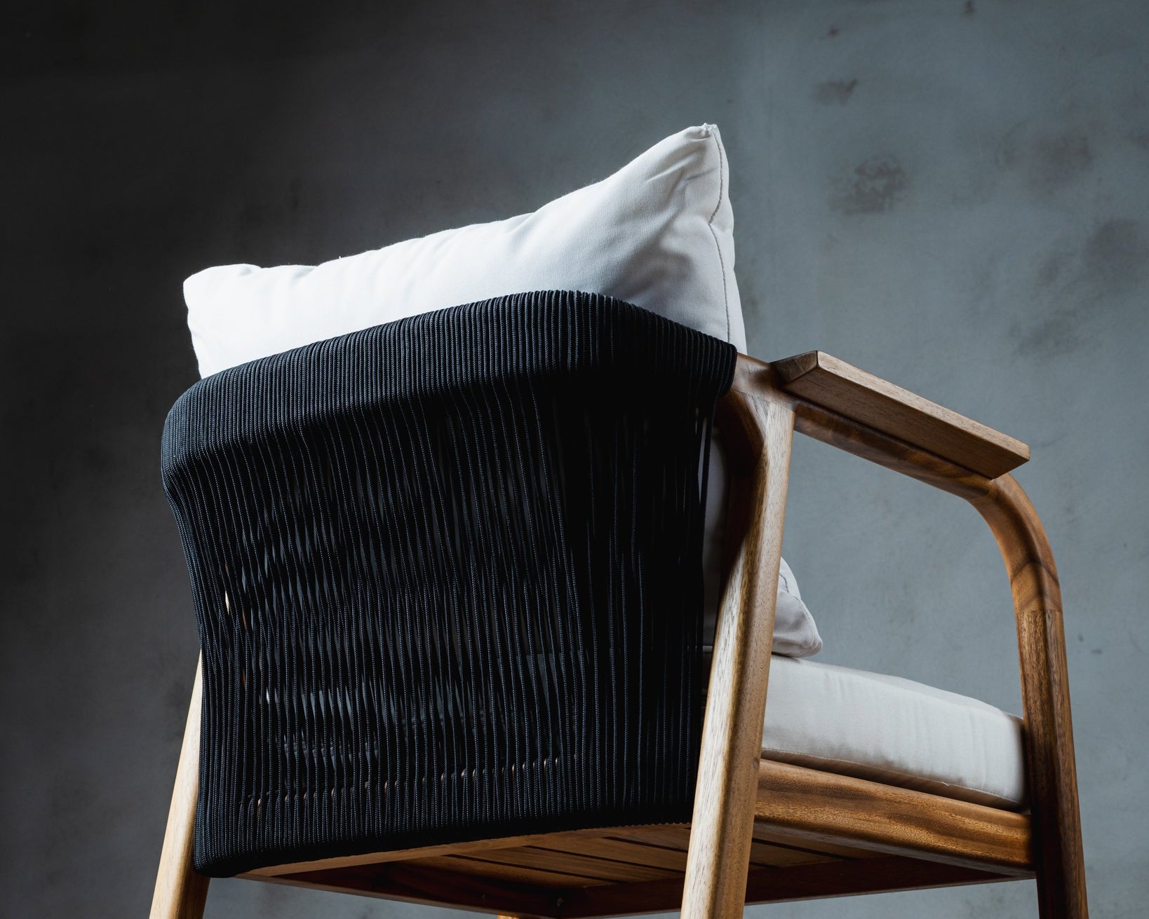 Silla Amalia Tejido Exterior Negro