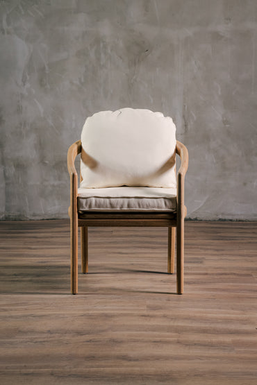 Silla Barletta en Roble Tejido Interior
