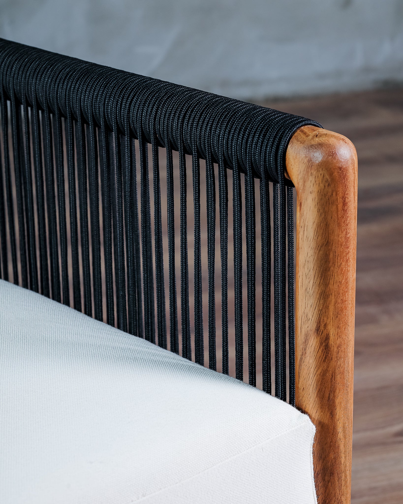 Sillón Monza Parota exterior negro