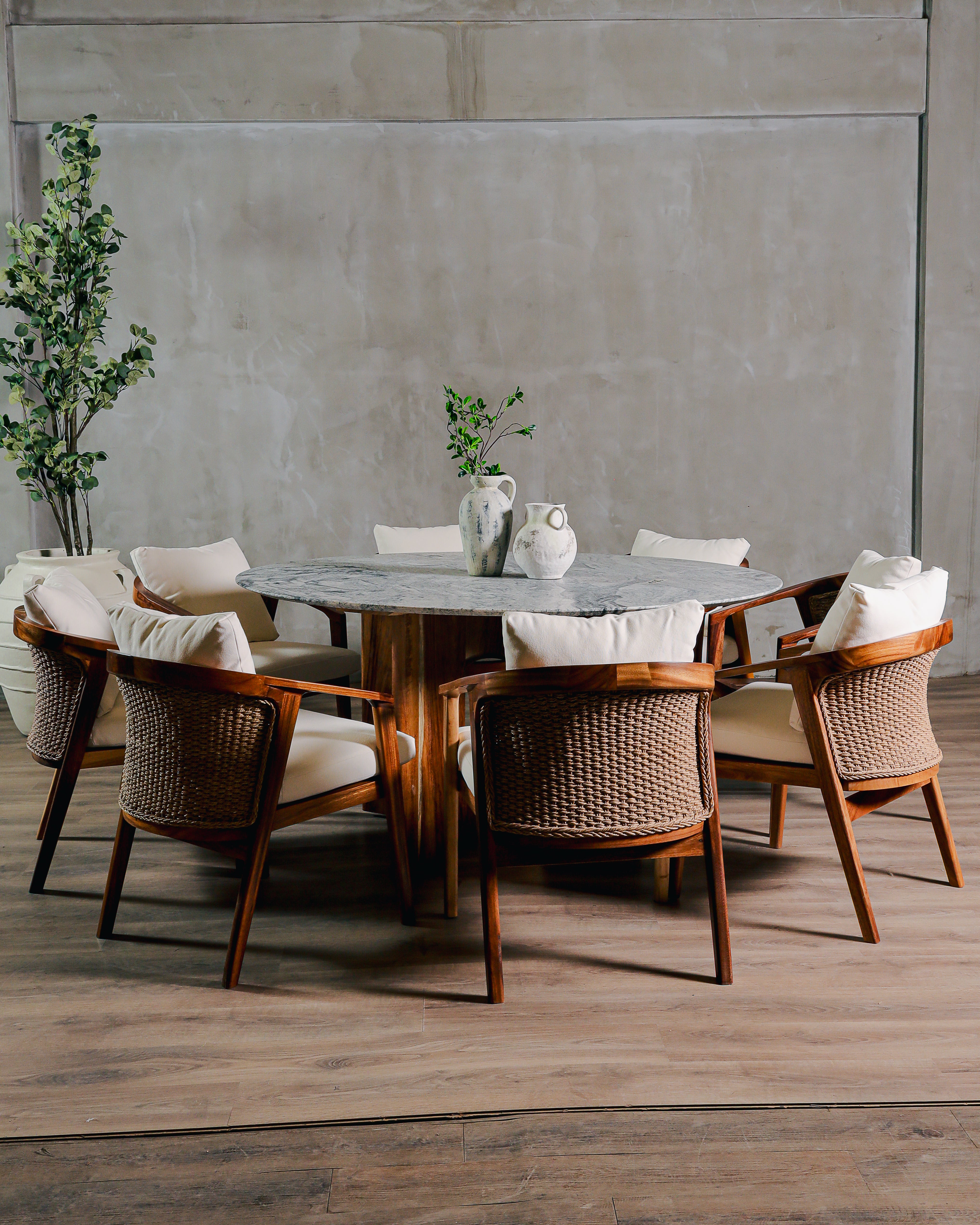 Mesa Comedor Agave Parota y Granito