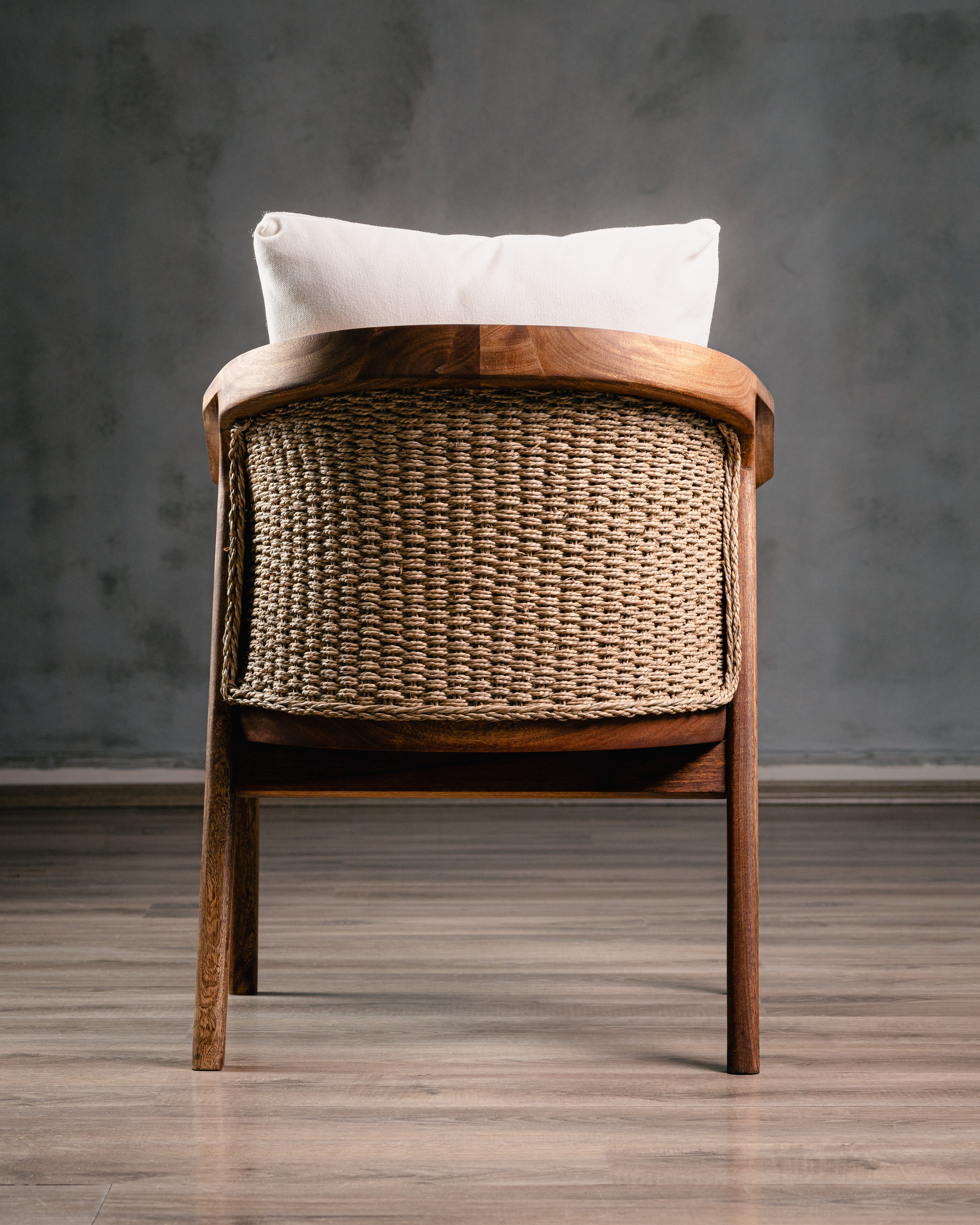 Silla Caserta Parota Tejido Beige